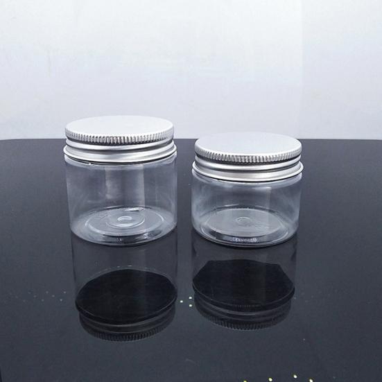 30-80ml Clear Plastic Cosmetic Cream Storage Jar Travel Empty Refillable Bottle