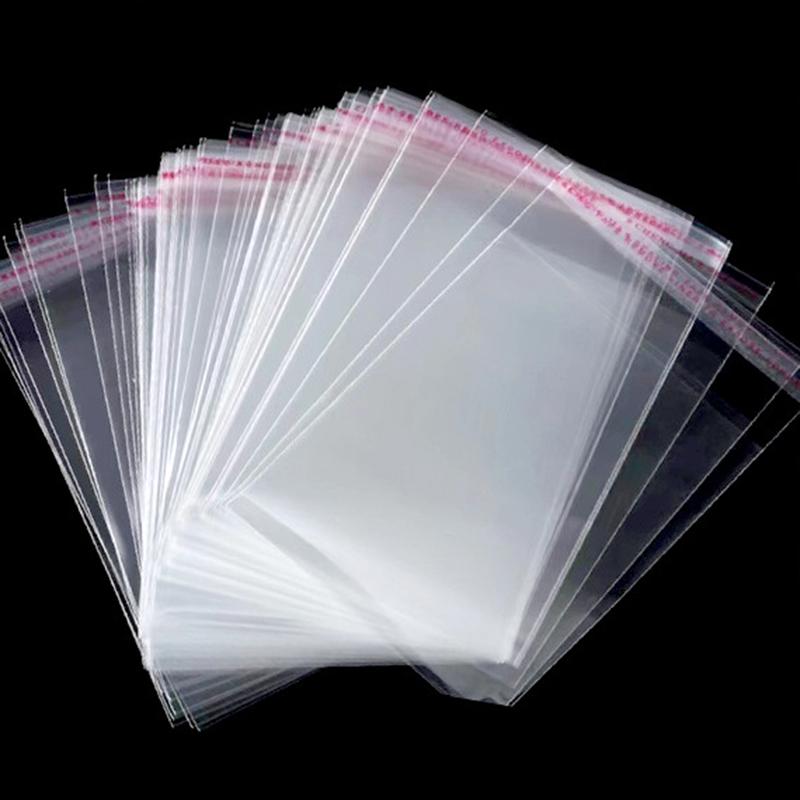 Transparent Self-sealing Jewelry Accessories Candy OPP Self-adhesive Bag Packaging Resealable Gift Cookie Packaging Bag