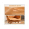 Armchair with Ottoman - HOMCOM - High Back - Wooden Legs - Maximum Comfort