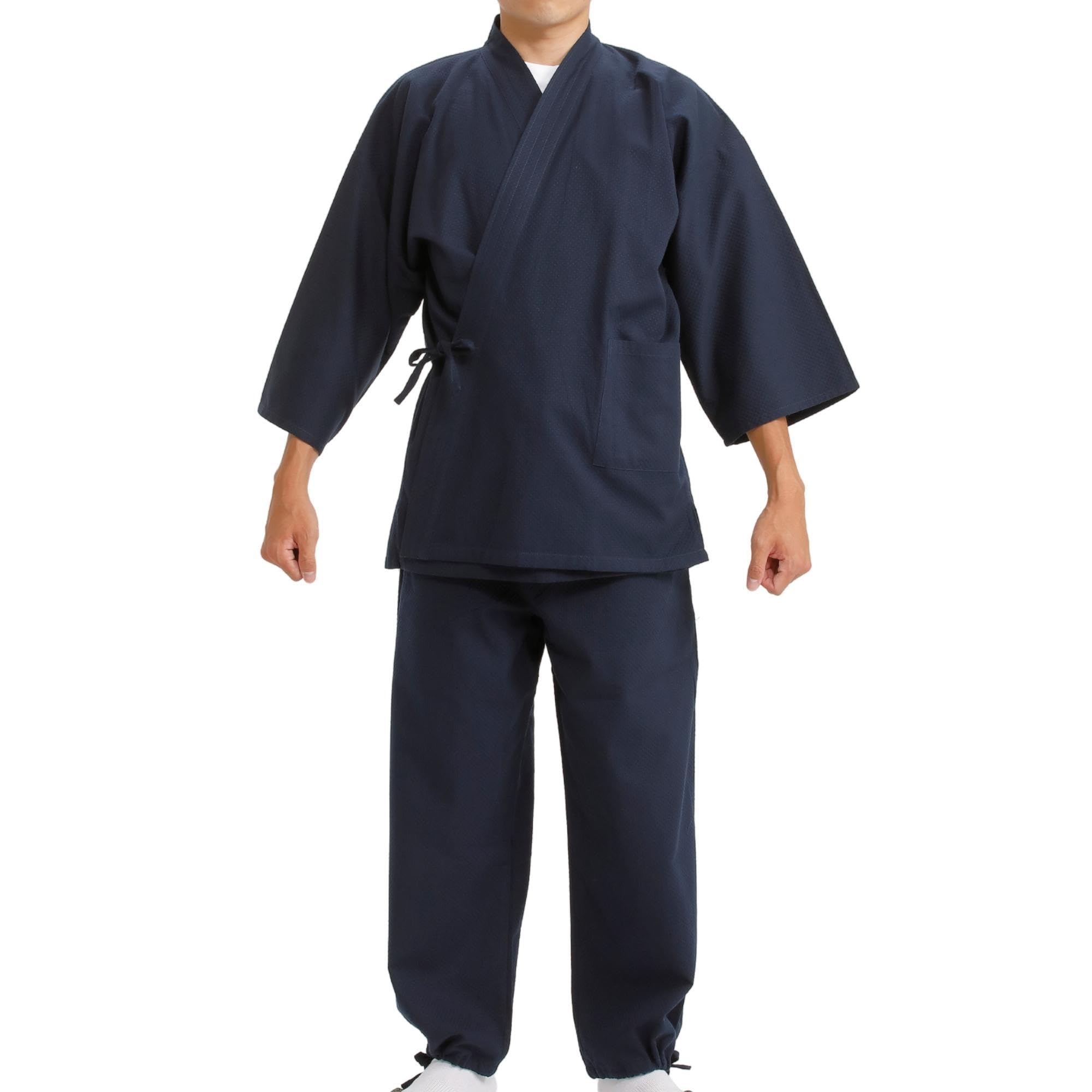 

Эдотэн Сасико Самуэ (100% хлопок), Однотонный, Круглогодичный, Мужской, Темно-синий, Размер L