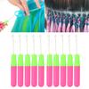 10pcs Crochet Braid Needle Dreadlock Needle Hair Extension Threader Hair Crochet Needles