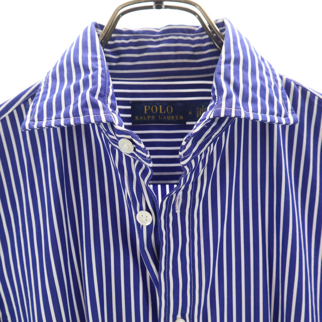 Beauty products POLO RALPH LAUREN Striped Pattern Long sleeve Shirt dress Women Used