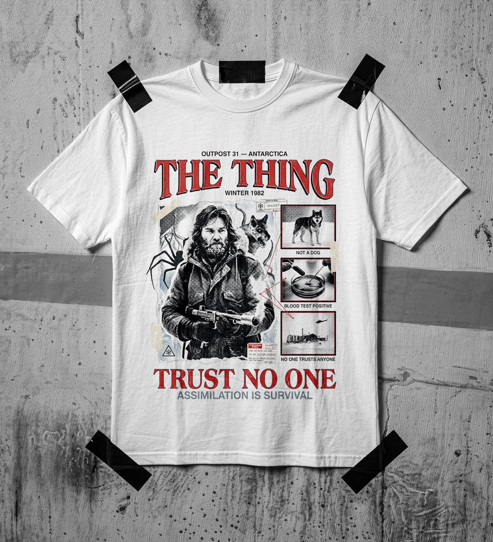 The Thing Shirt | John Carpenter 1982 Horror Film | Comfort Colors 1717 4XL