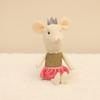 Bambole di peluche Animali di peluche Cartoni animati Giocattoli per bambini per bambine Regalo di compleanno Natale famiglia di topi casa delle bambole
