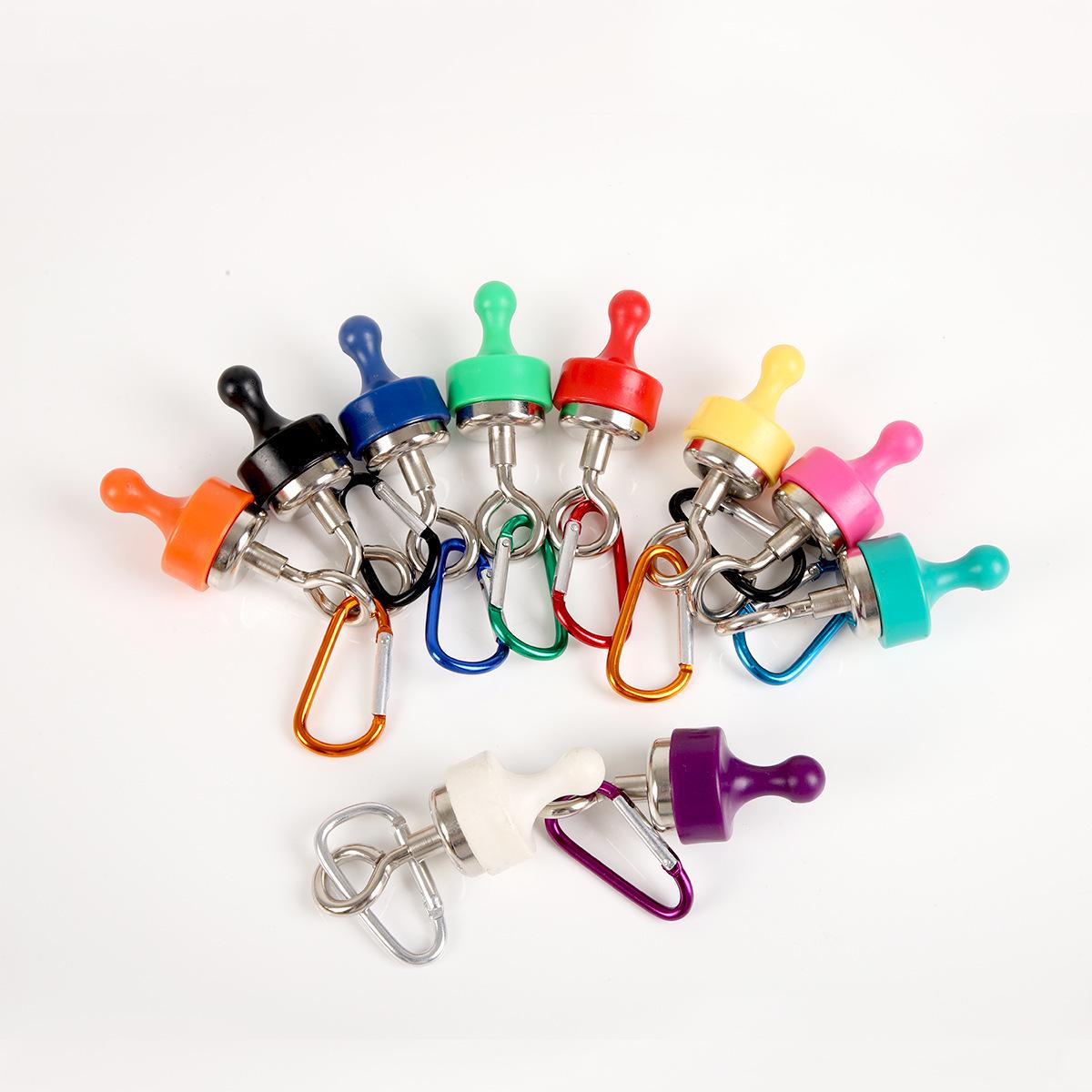 

Прочный магнитный карабин-крюк для кемпинга и уличного навеса-палатки Small*1 фиолетовый