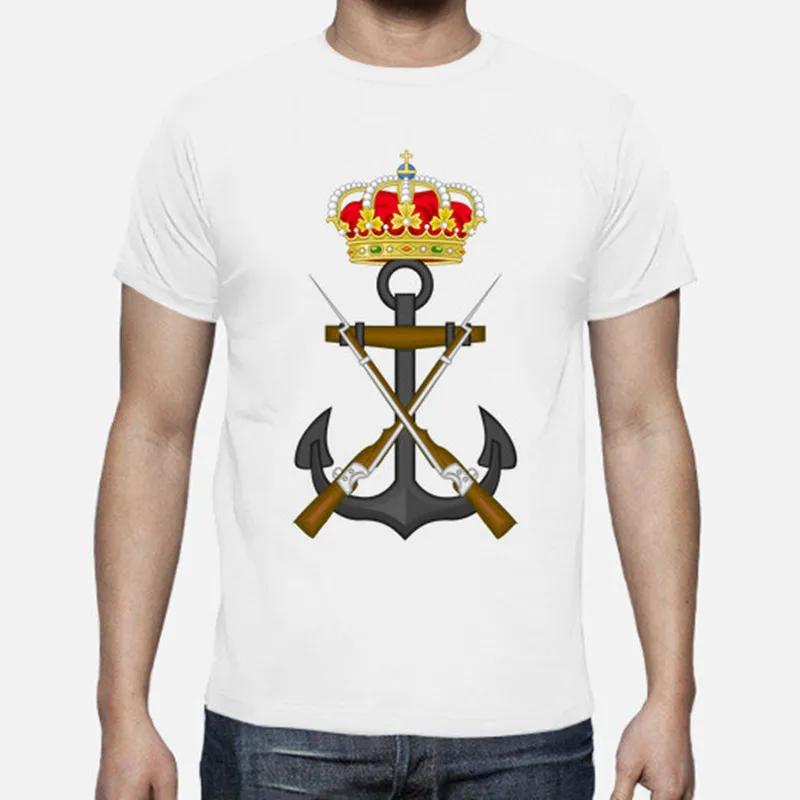 Infantería De Marina Española Men TShirt Short Sleeve Casual 100 Cotton ONeck Summer TShirt Size S3XL