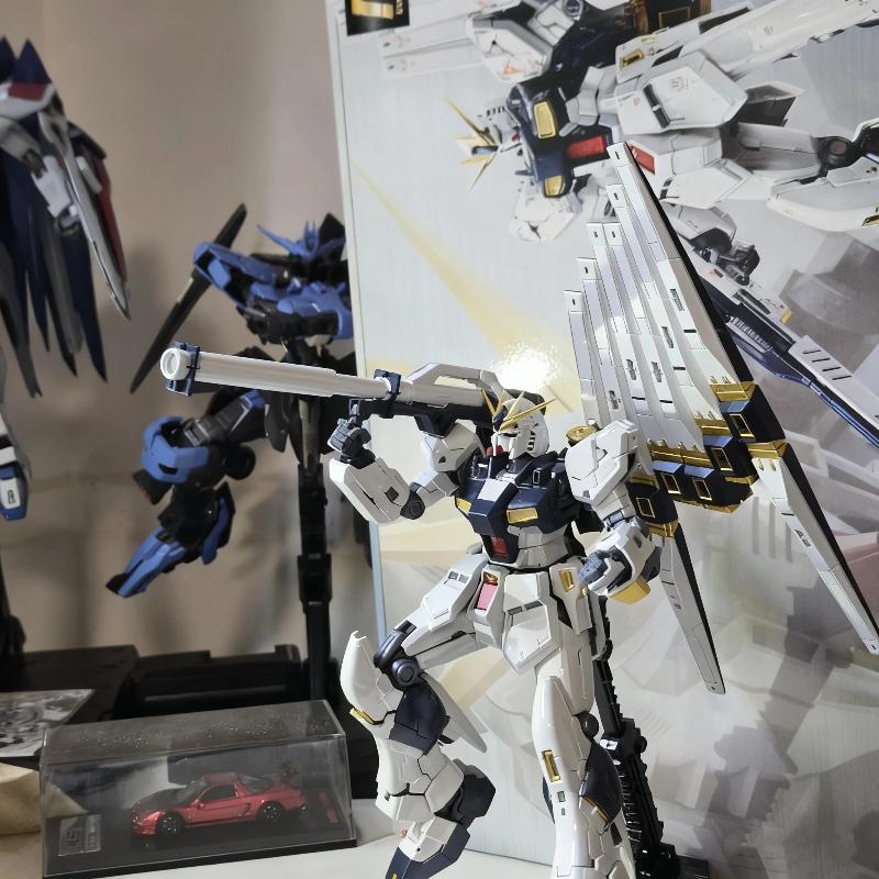 RG 32C 1/144 The Fighter Base Limited V Fighter Titanium Finish Assembly Model Kit Action Figures Anime Mecha Toy Desk Deco Gift