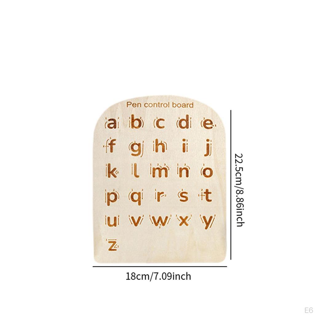 Double Sided Exercise Board Writing Practice Fine Motor Early Childhood Pen Control Training