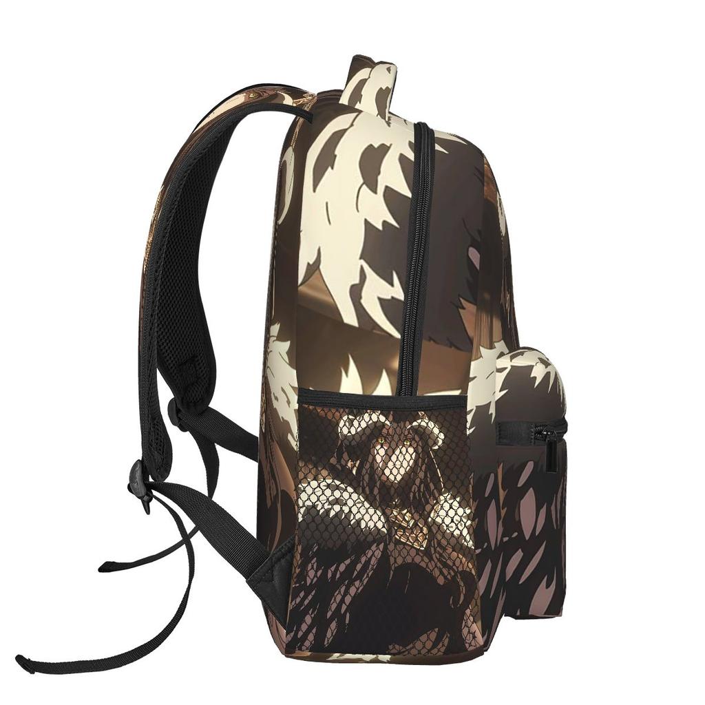 Adventure Anime Albedo Overlord Backpacks Boys Girls Bookbag Children School Bags Cartoon Rucksack Shoulder Bag Large Capacity