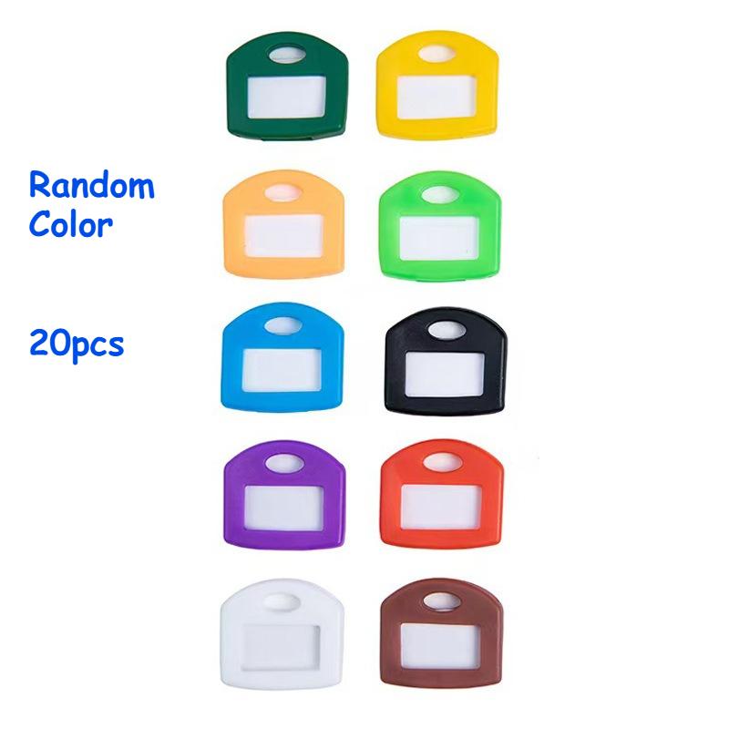 20/10pcs Multicolor Flower-Shaped Silicone Keycaps with Labeled Key Covers - Coded Durable Key Protectors Keychain Organizers