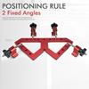 Aluminum Alloy WType Auxiliary Fixture Table Skirt Clamping Square Woodworking Right Angle Clamp Clamping Fixing Clamp