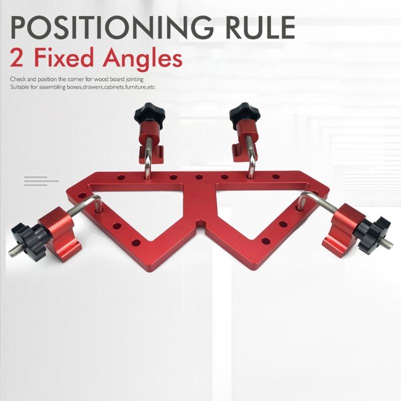Aluminum Alloy WType Auxiliary Fixture Table Skirt Clamping Square Woodworking Right Angle Clamp Clamping Fixing Clamp