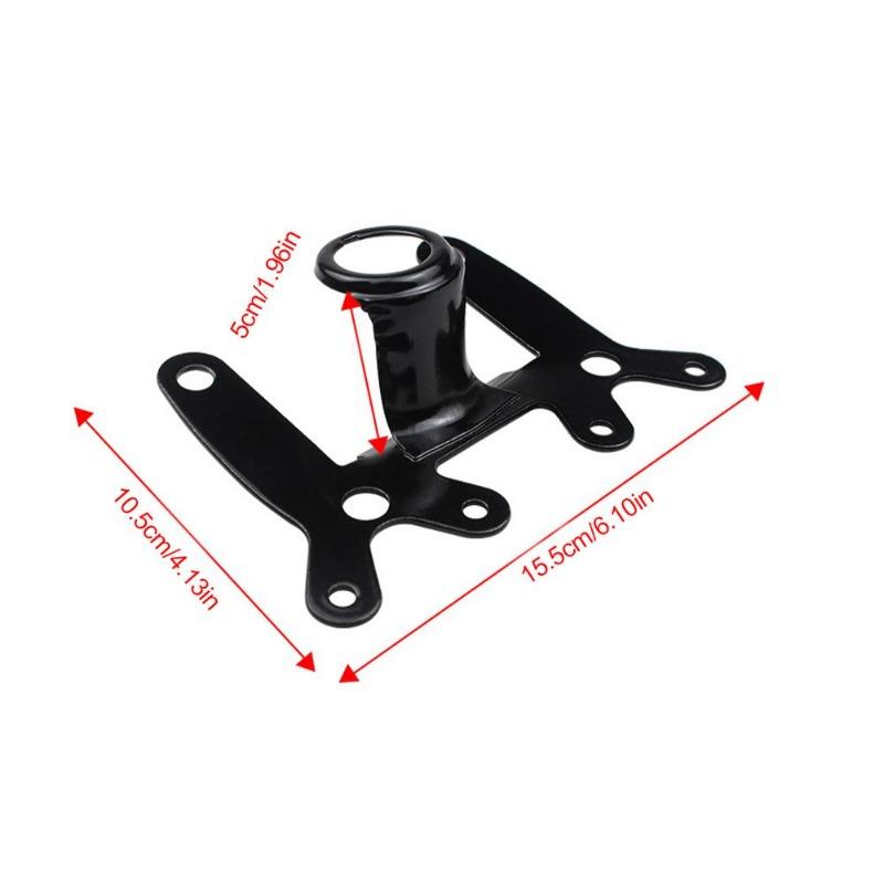 for CG125 Jialing 70 Retro GN Cruiser dual trument panel bracket for odometer and tachometer trument panel bracket. чёрный