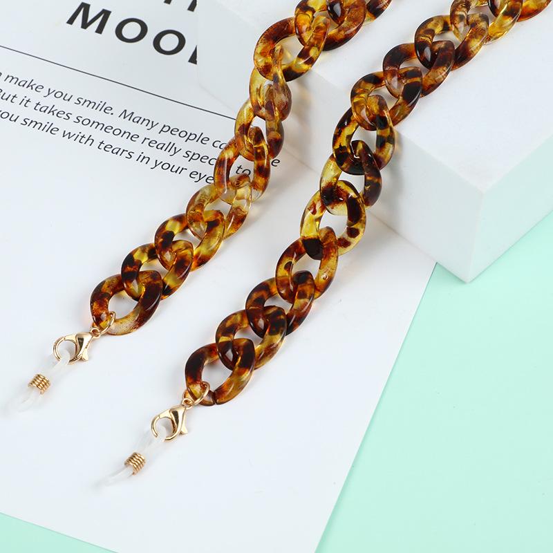 

Креативный цветной акриловый держатель для масок и очков: Подвесная цепь своими руками с возможностью выбора нескольких цветов янтарь