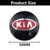 58MM Car Wheel Rim Hub Caps Covers for KIA Ceed Forte Optoma Picanto Rio K3 K5 K9 Soul Venga Picanto Optoma Forte Carens Mohave
