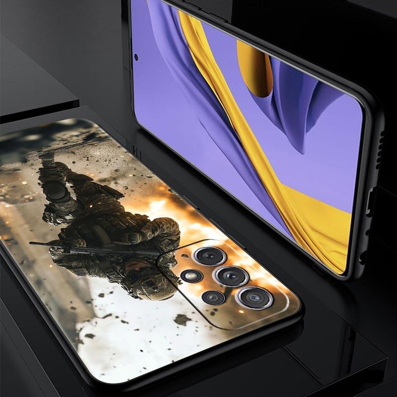 Military Army Special Forces Phone Case For Samsung Galaxy A17 A07 A55 A35 A25 A15 A05 A33 A31 A23 A21s A41 A73 A53 A51 A71Cover