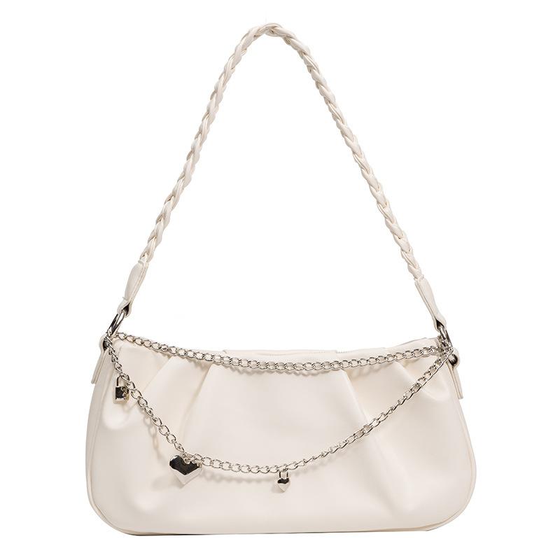 

Интернет знаменитость ретро маленькая квадратная сумка 2024 лето новый модный плиссированная сумка облако модная цепочка простая сумка через плечо сумка-мессенджер