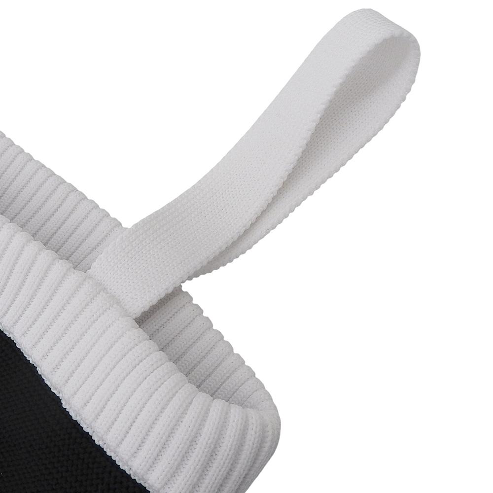 sheller Beautiful Bijou button knit bustier top, women's, black and white, size F (SL191040520) tops F Black WhiteUsed