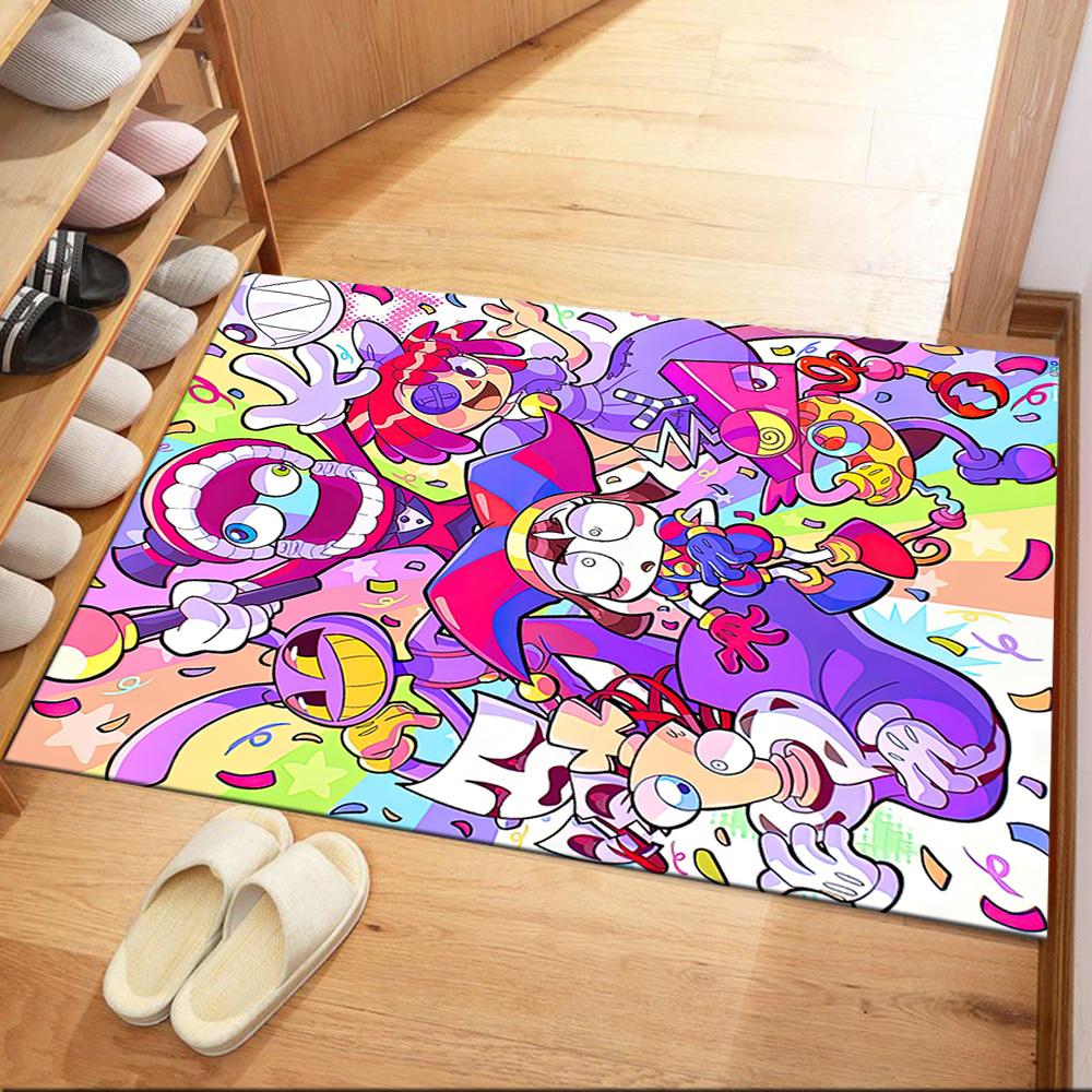 I tappeti quadrati a tema The Amazing Digital Circus sono un'ottima scelta per soggiorni, camere da letto, decorazioni per la casa e come regali.