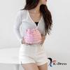 Mini Pom-Pom Jenny Chain Cloud Crossbody Bag (1 Color)
