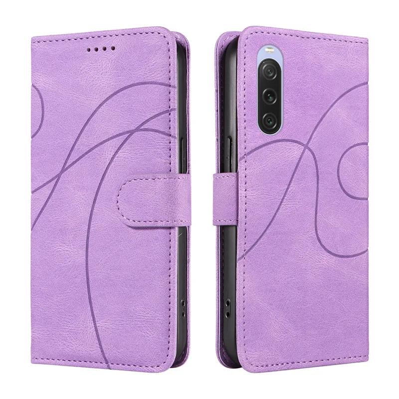 Für Sony Xperia 10 VI 1VI 2024 Dream Line Flip Ledertasche für Xperia 10 1 VI 1 V 10V 5 IV 1V 5V Magnetische Brieftasche Kartensteckplatz Ständer Telefonabdeckung