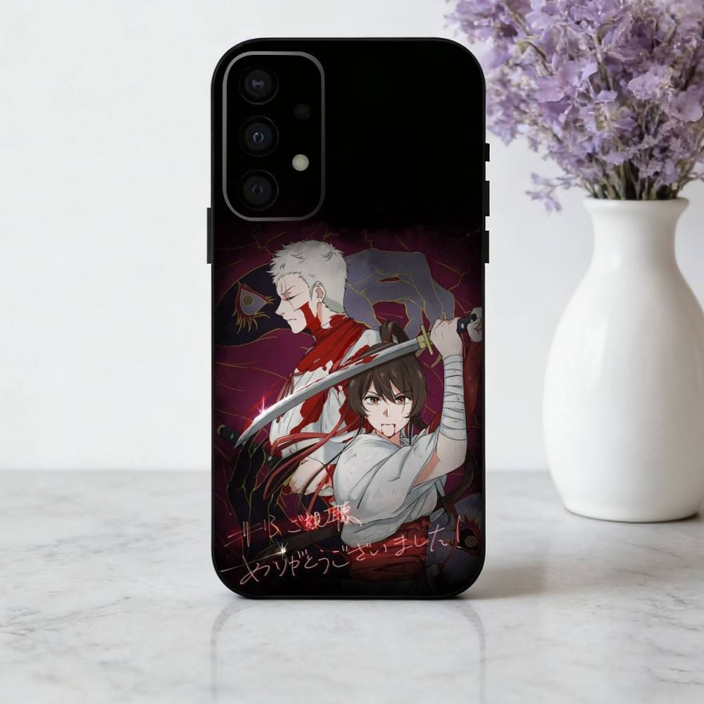H-Hell P-Paradise Jigokuraku Phone Case For Samsung Galaxy A73,A72,A71,A70,A53,A52,A51,Others Soft Black Cover