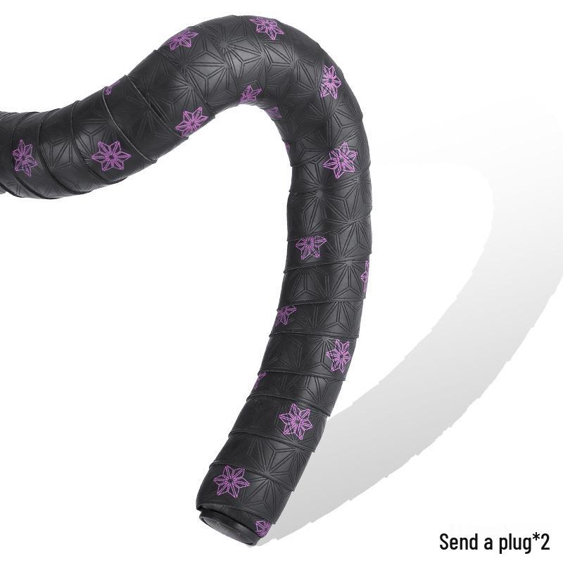 Chrysanthemum Shock-Absorbing Non-slip Silicone Handlebar Tape for Mountain & Road Bikes