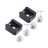 NICEYRIG Cold Shoe Mount of Detachable Locating Compatible with and Lightweight Camera Photography Accessory (Set 2), Pins, 1/4" 3/8" Cameras,