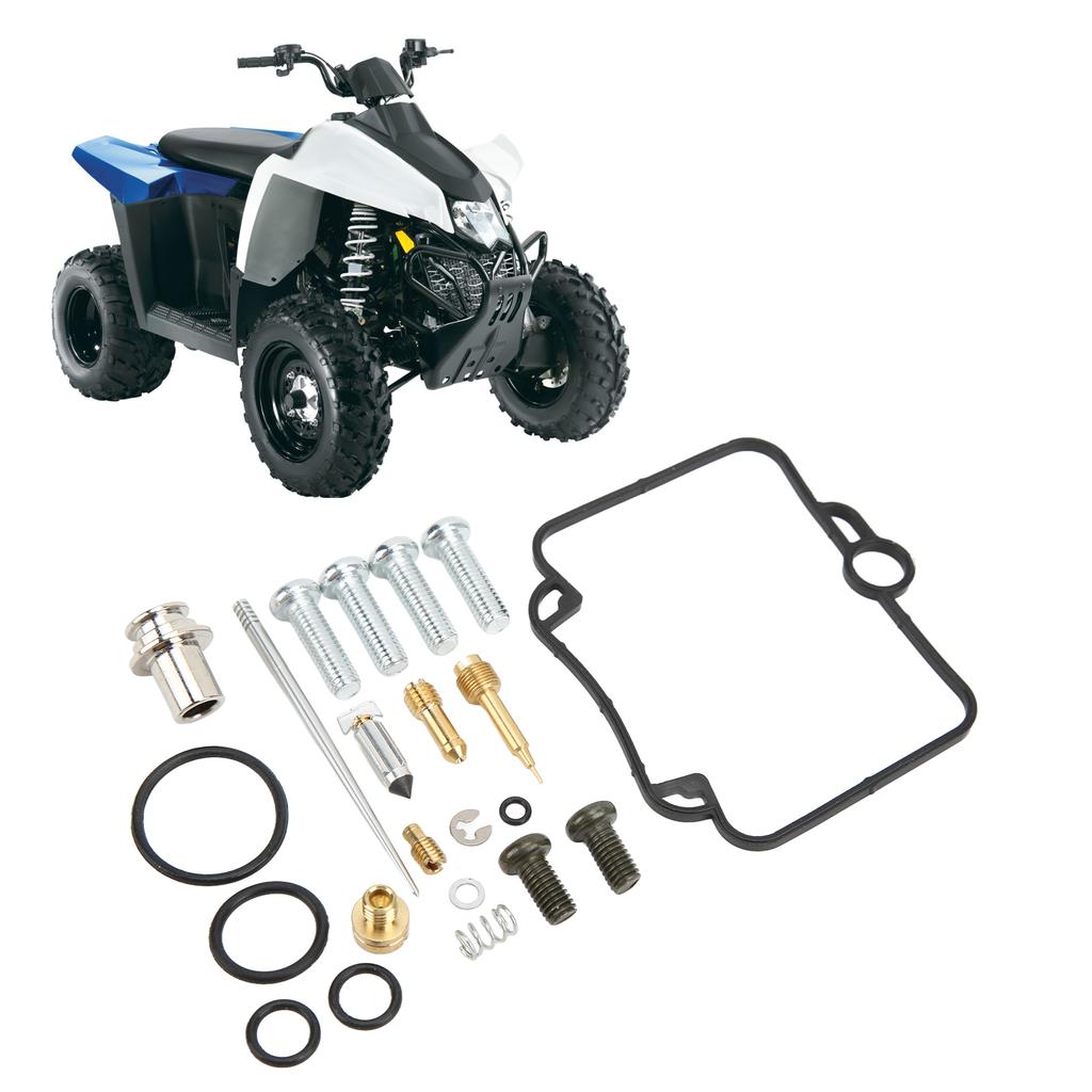 22Pcs Set Carburetor Repair Rebuild Kit Replacement for Polaris Scrambler 500 2x2 4x4 1997‑2008