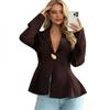 European-American Slim Fit Women's Blazer Cardigan - 2026 New Fashion Temperament Style