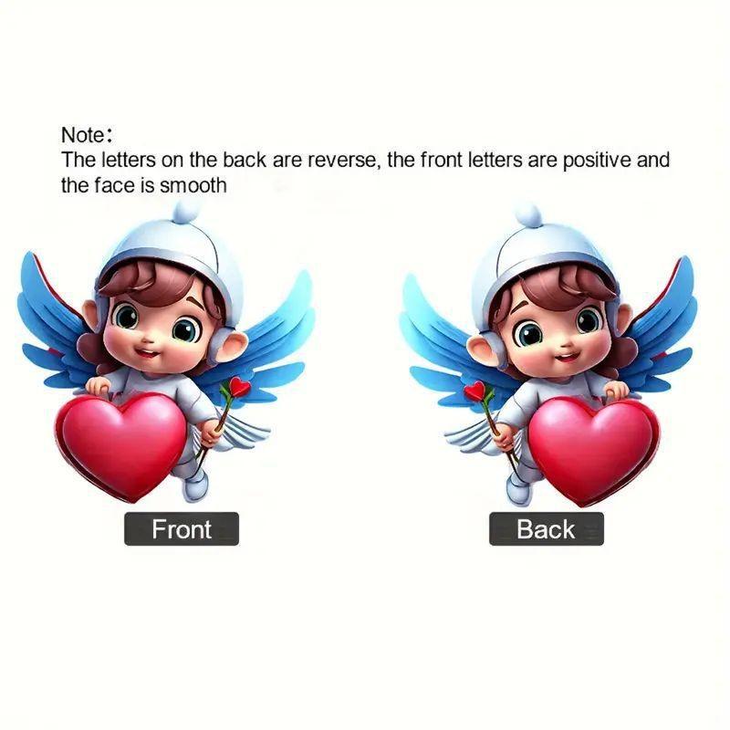 Charming Acrylic Car Decor Hanging Ornament For Unique Atmosphere And Gift Giving