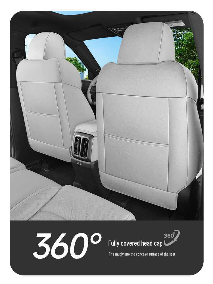 Equation Leopard Titanium Seat Covers: Full Coverage, Breathable, Universal, 2025 Model, Four Seasons, 7-Seater.