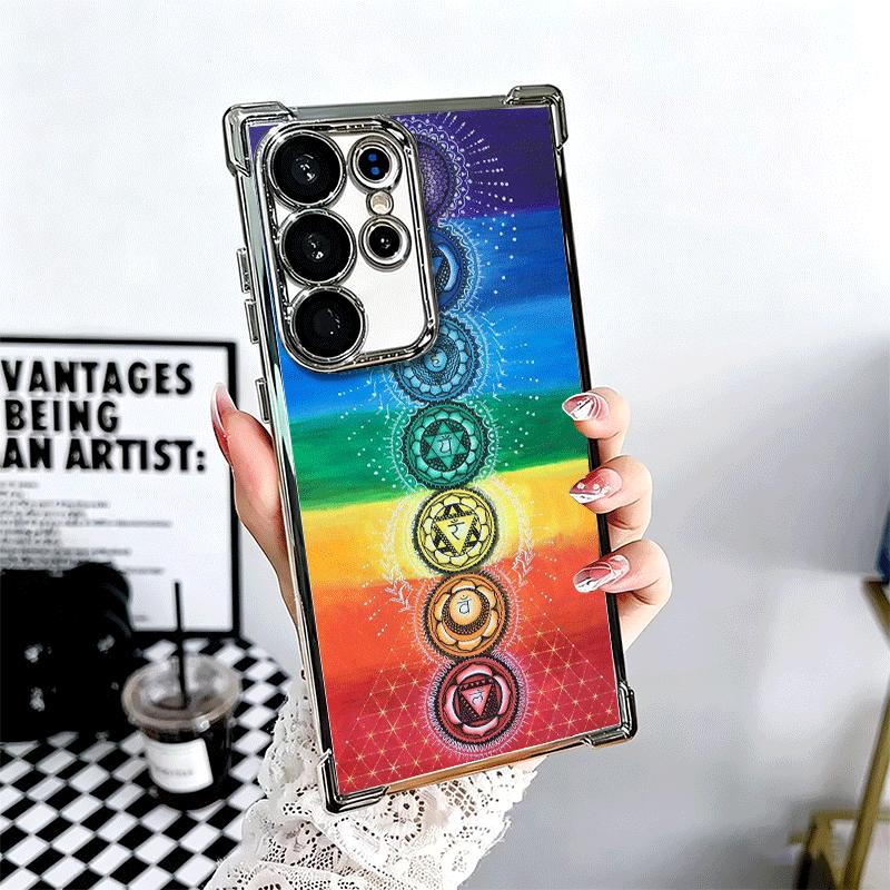 

Yoga Chakra Spiritual Energy Universe Soft Phone Case For Samsung Galaxy S26 Ultra S25 Edge S24 FE S23 Plus S22 S21 + S20 Platin Samsung S22 Plus