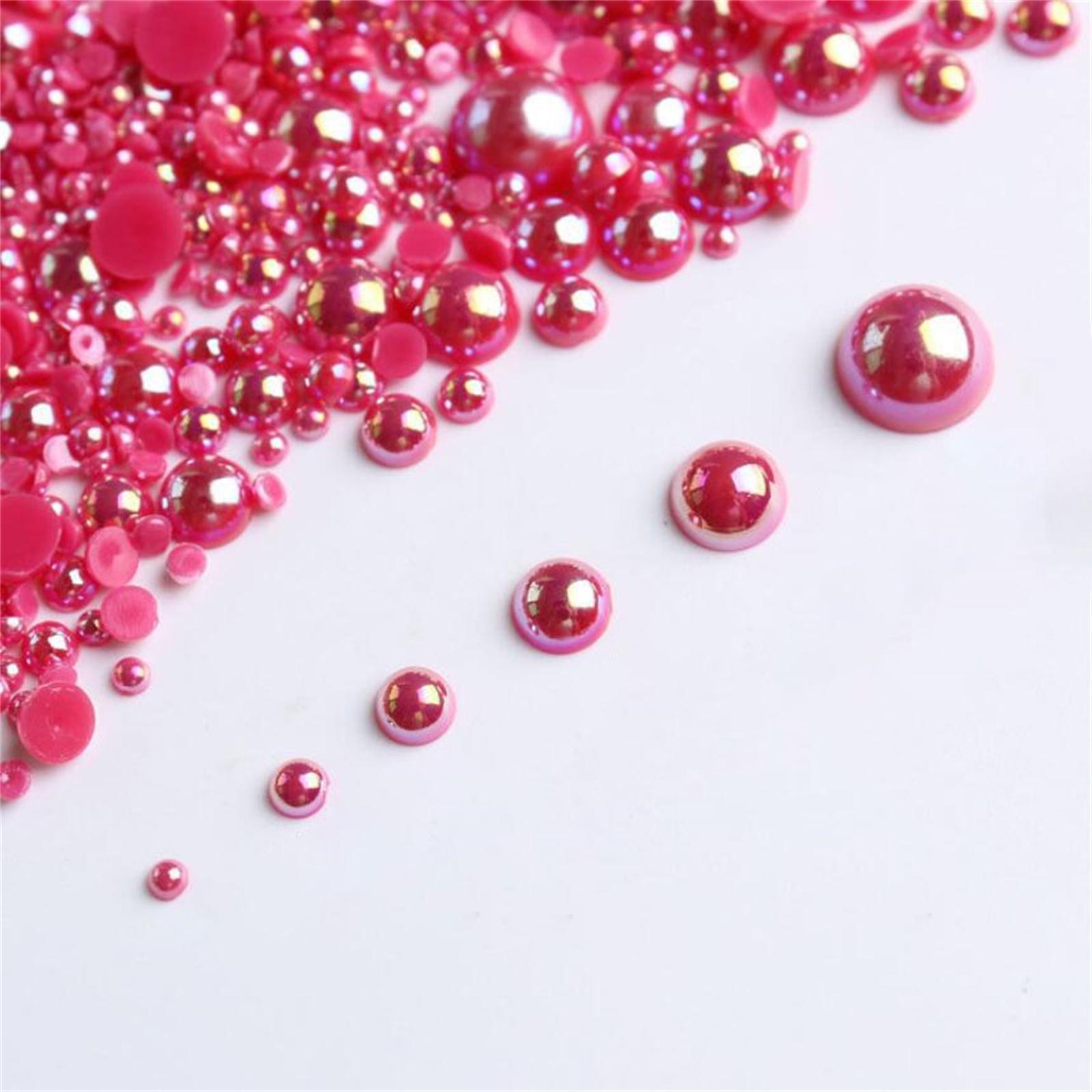 

1000 шт. смешанного размера, жемчужины для дизайна ногтей, 3D-бусины для ногтей, стразы, украшения, инструменты для самостоятельного изготовления, принадлежности для маникюра для женщин 17