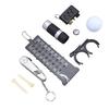 Golf Accessories Kit with Divot Tool Balls Ball Clamp Scoreboard Rangefinder Golf Tees PU Bag All In One Golf Accessories Set for Gift