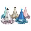 Kids Birthday Party Hat Paper Crown Caps for 1st Boy Girl Birthday Party Decoration Supplies Photo Props Gold Silver Pink