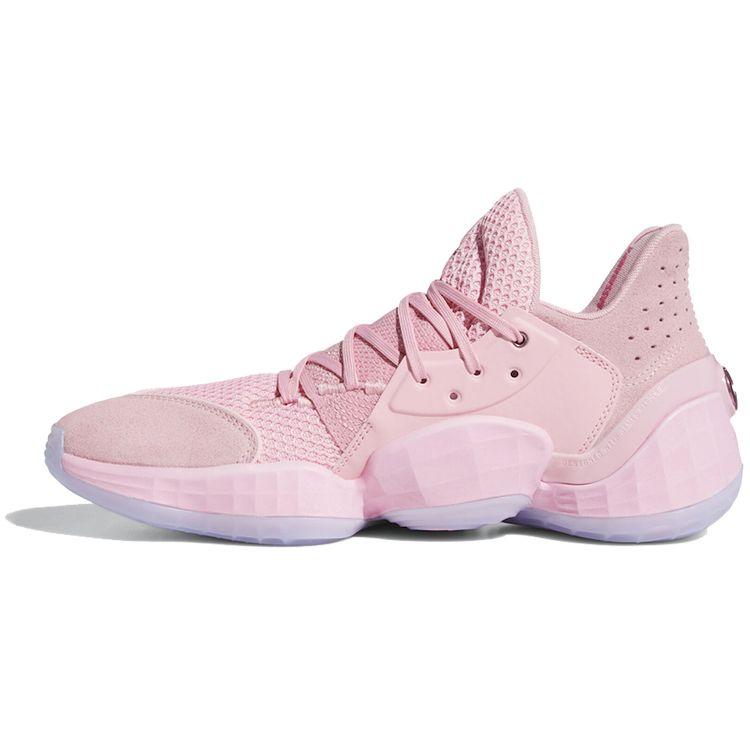 

Adidas Харден Том. 4 Pink Lemonade Мужские кроссовки Светло-розовые светящиеся-синие золотисто-металлические F97188
