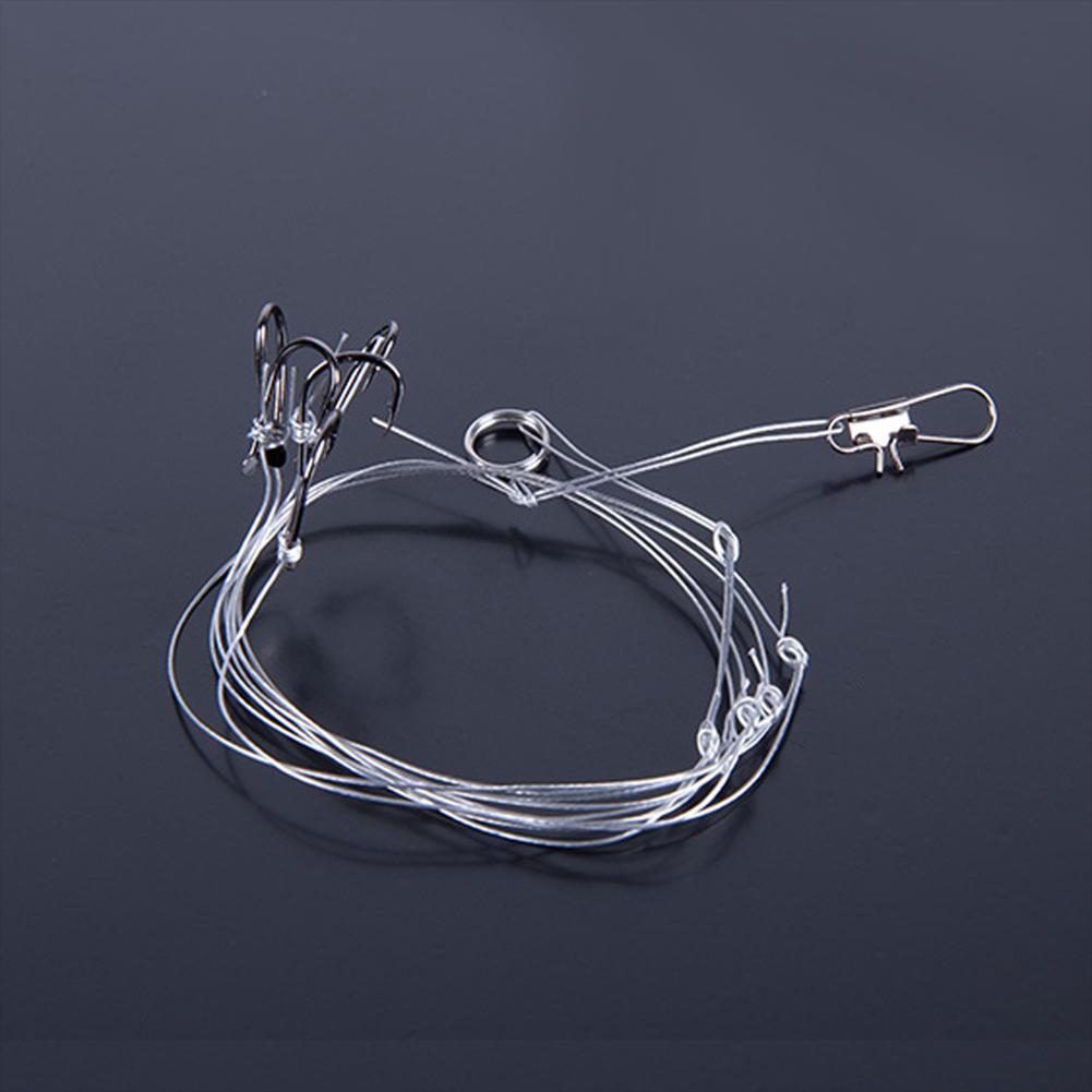 5 Pcs/set 5#-10# Fishing  Hooks Winding Bite Line Barbed Sea Fishing Hooks Fishing Lure Parts