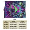 VOX H-Hazbin Hotel Alastor Game Blanket  Super Warm Throw Blanket for Living Room Decorative Graphic Bedspread Sofa Bed Cover