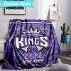 Custom Name Blanket Sacramento Basketball Logo Blanket Bedding Blanket for Travel, Camping, Living Rooms, Offices, Sofas, Fan Christmas gift