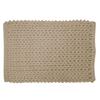 Tapis de bain - EDEN - Arielle - Chenille effet relief - 50 x 80 cm - Beige (Terracotta)