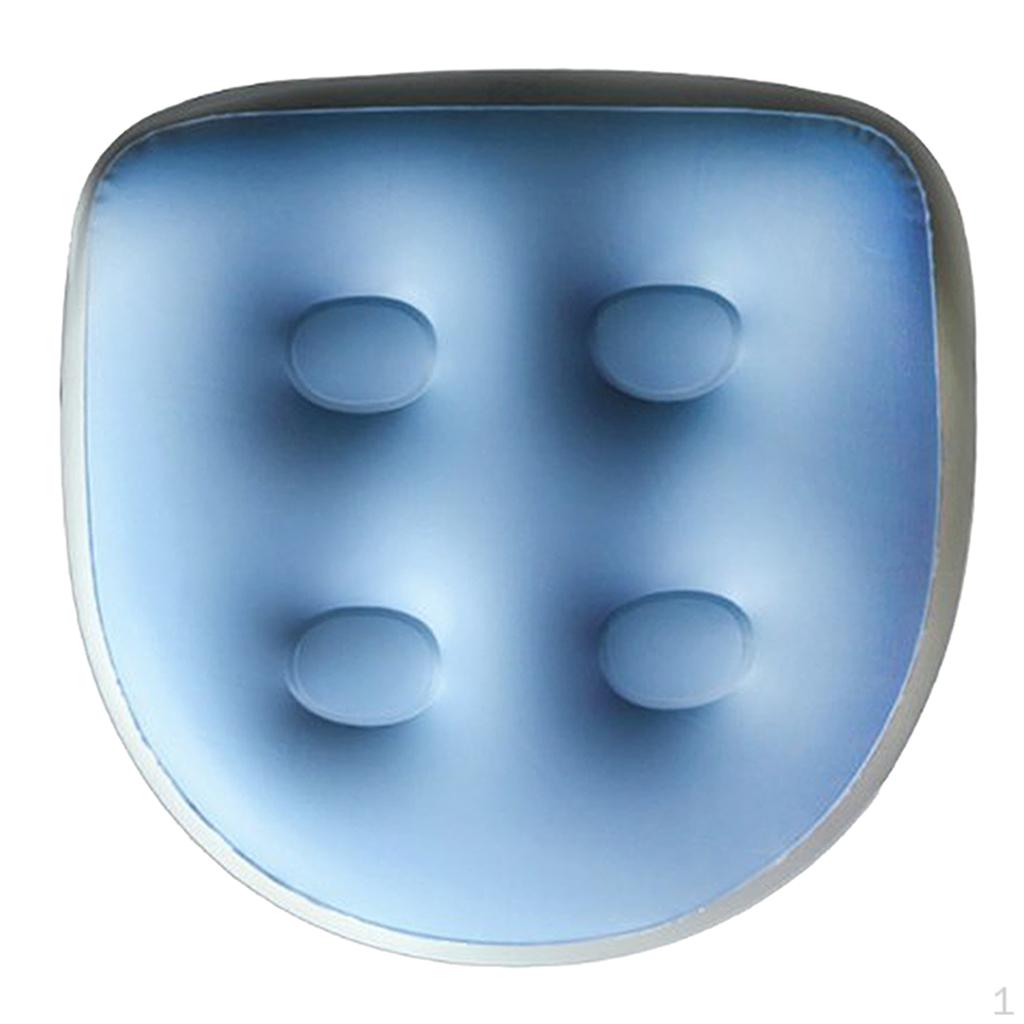 Spa Tub Booster Seat Pad with Suction Cup, Inflatable