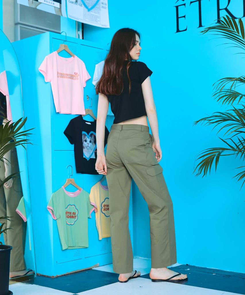 ETRE AU SOMMET Silket Cargo Pants (Khaki)