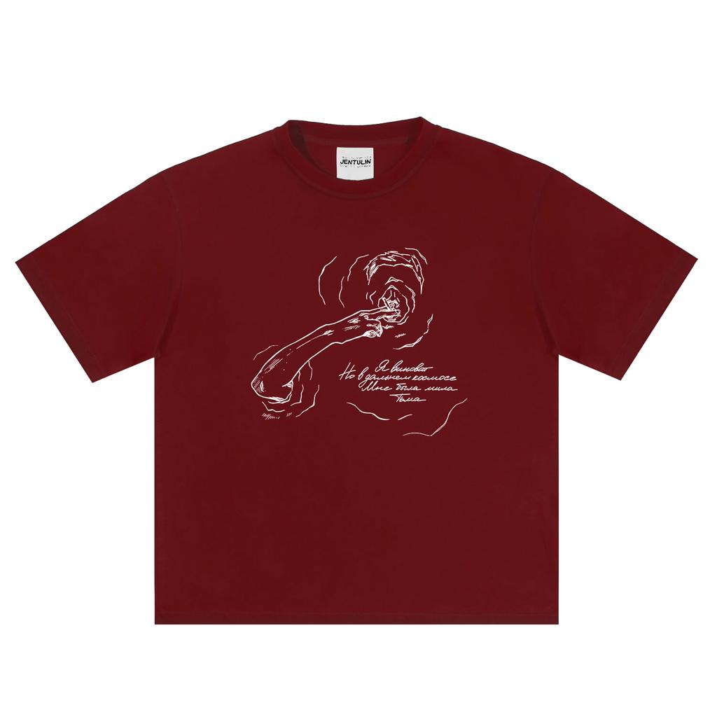 Hip Hop Harajuku Herren T-Shirt Goth Lustiger Grafikdruck Cooles Kurzarm-T-Shirt Damenmode Oversized Baumwoll-T-Shirt Y2k Top