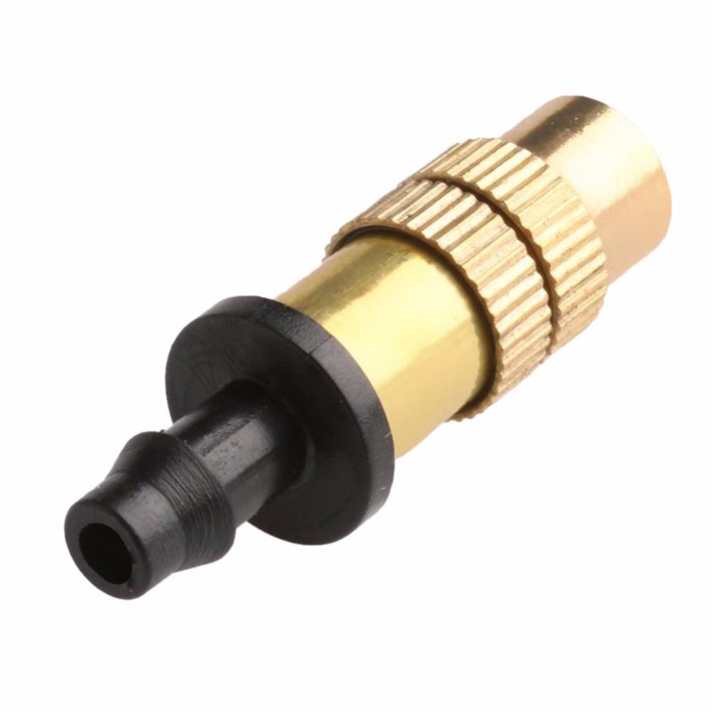 5 Stück Garten Verstellbare Messing Bewässerung Nebeldüse Sprinklerdüsen