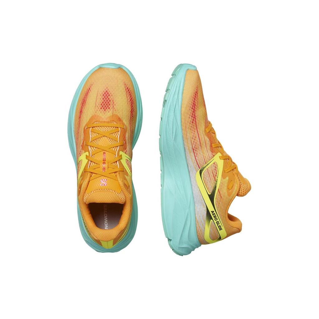 SALOMON Aero Glide Zinna Cockatoo Men Sneakers Orange Safety-Yellow L47279700
