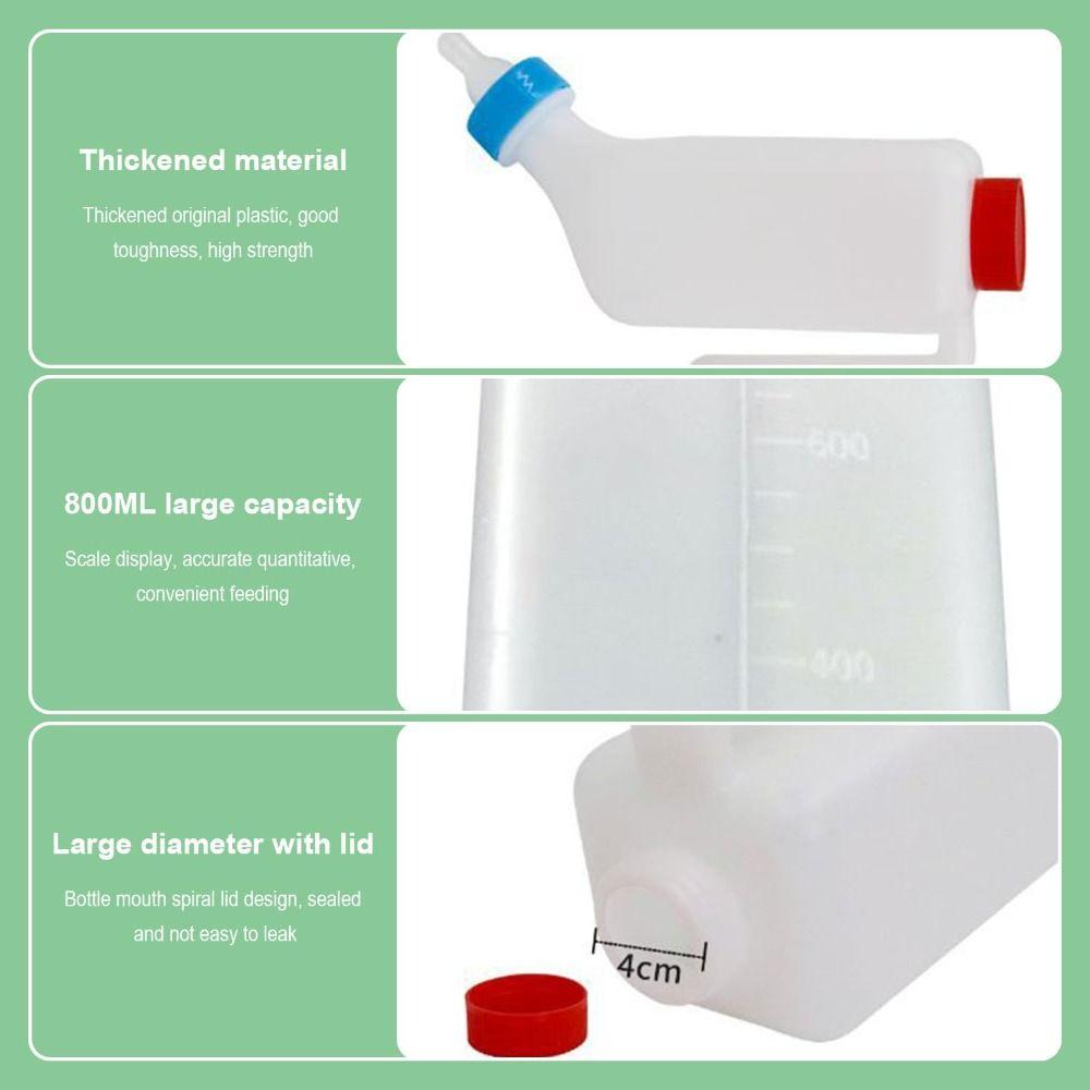 Hanging Type Goat Bottles Soft Nipple Animal Feeding Bottle  for Feeding Baby Sheep