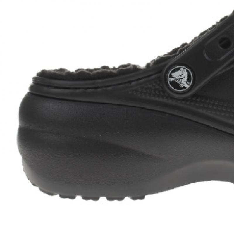 Crocs Classic Platform Lined Clogs Tulle 207938 001 Black