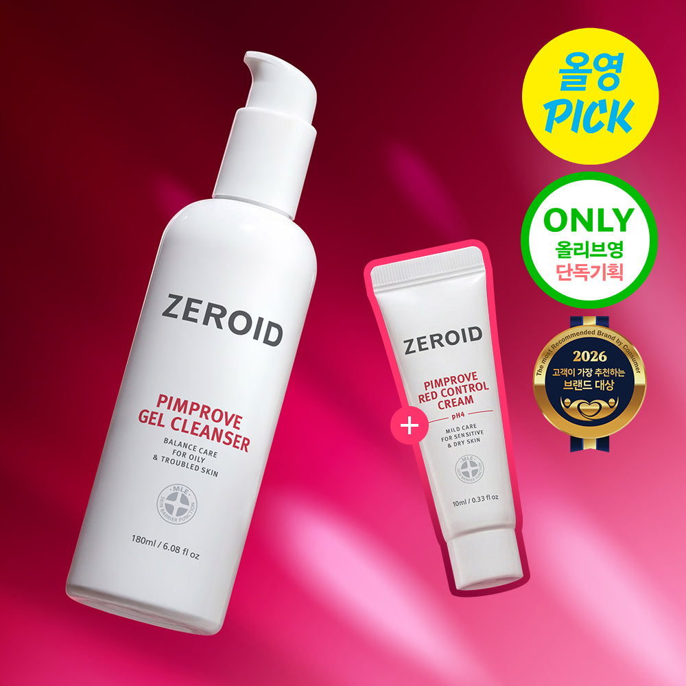 ZEROID Pimprobe Gel Cleanser 180ml (+10ml)