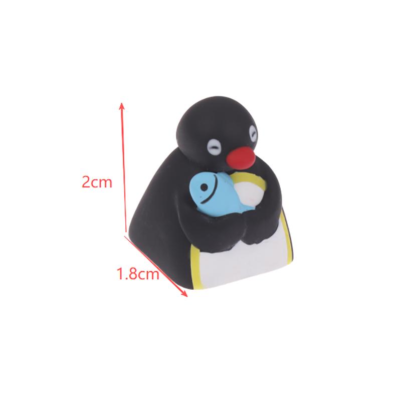 Anime-Serie Pinguin Personalisierte Kreative Harz Mechanische Tastatur Dekorative Esc-Tastenkappe Geschenk